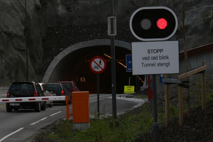 stengt tunnel