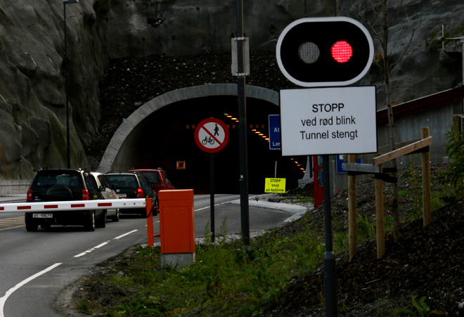 stengt tunnel