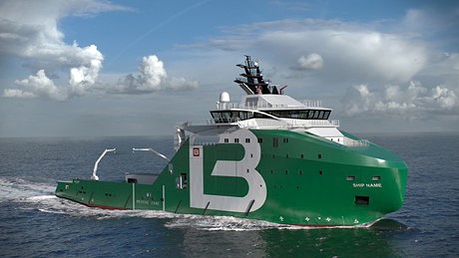 VARD 2 12 - Arctic Anchor Handling Tug Supply vessel for Bourbon