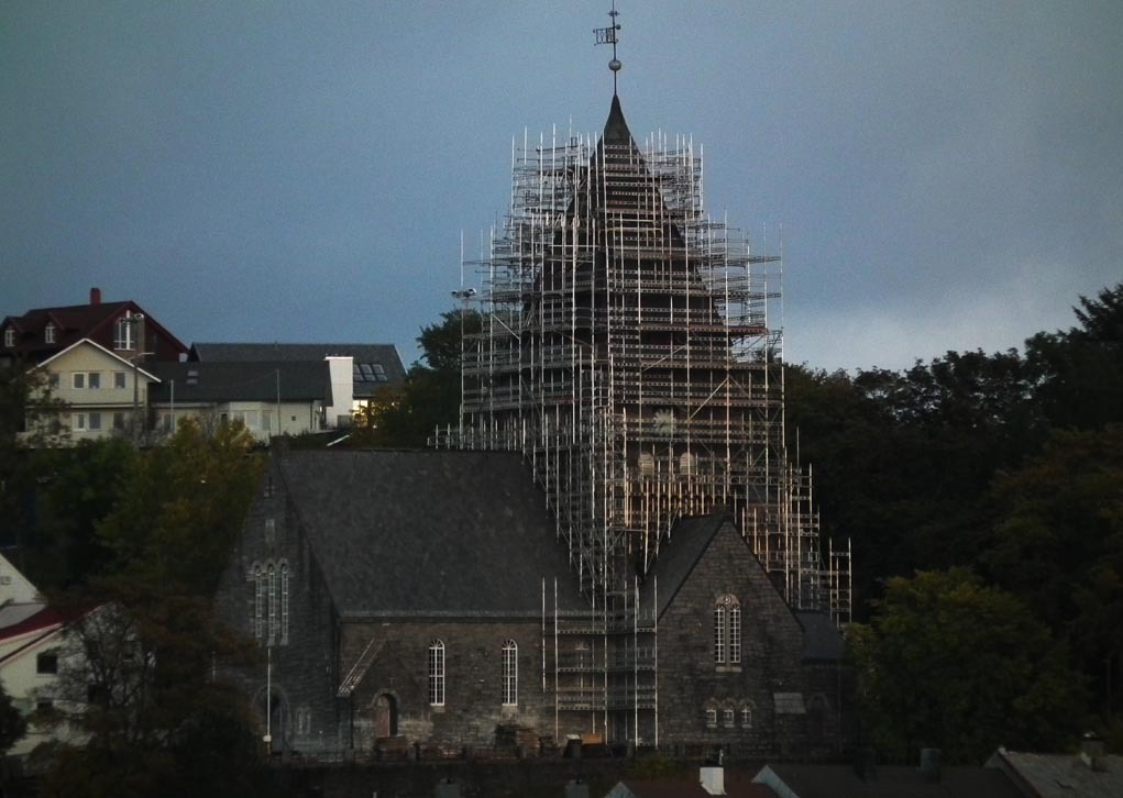 Nordlandet Kirke stilasje 17.10.17