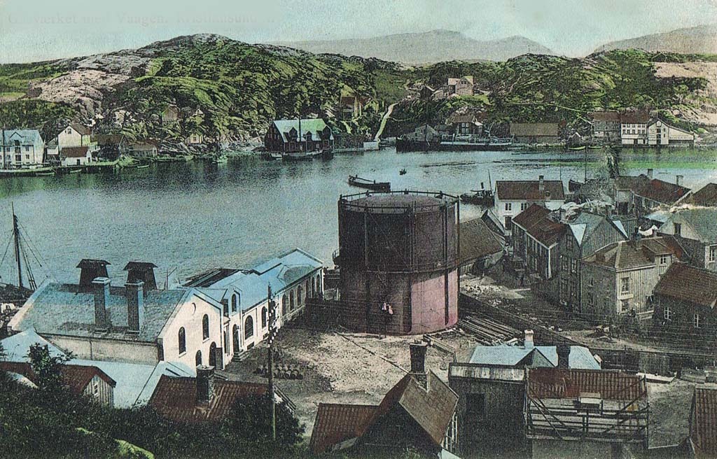Gassverket farge stemplet 27.12.1909